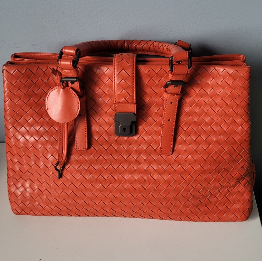 Bottega Veneta Roma Intrecciato Bag